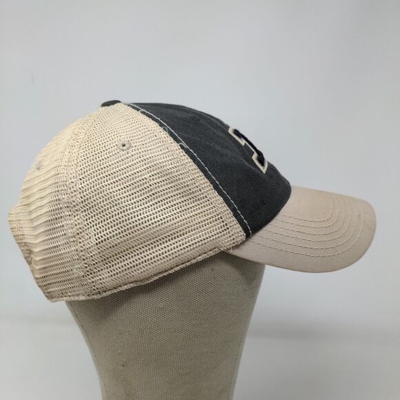Top of the World Men's Snapback Mesh Back Purdue Boilermakers Hat Tan Gray - Picture 8 of 15